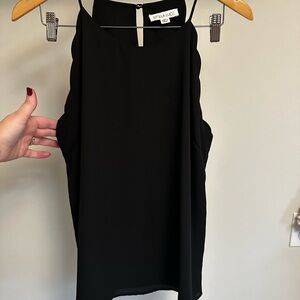 Stella Luce Black Sleeveless Blouse